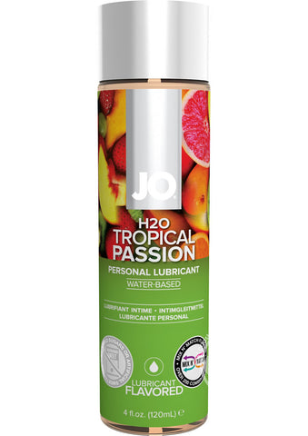 Jo H2O Lubricante con sabor a base de agua - Pasión tropical 4oz