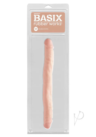 Basix Rubber Works Dildo Doble 12 "