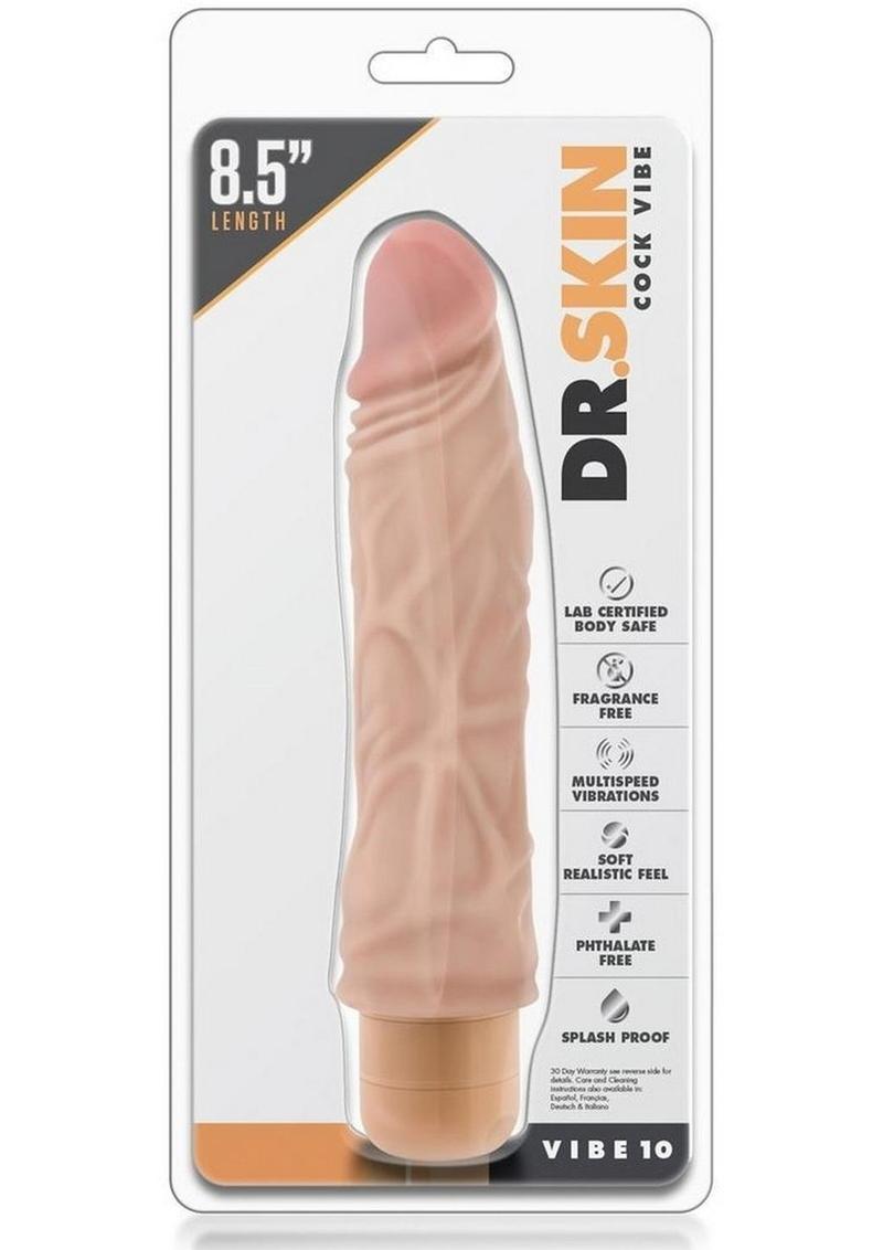 Vibrador Dr. Skin Cock Vibe 10 Realista  8.5"