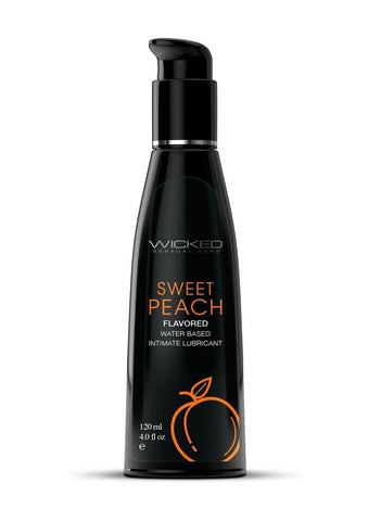 Wicked Lubricante a Base de agua con sabor a Melocoton 4 oz