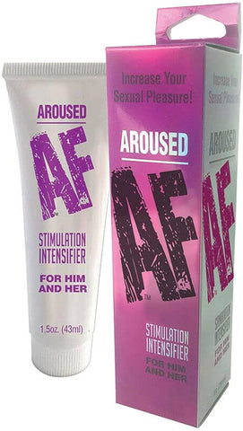 Crema intensificadora de estimulación Aroused AF para él y para ella, 1,5 oz