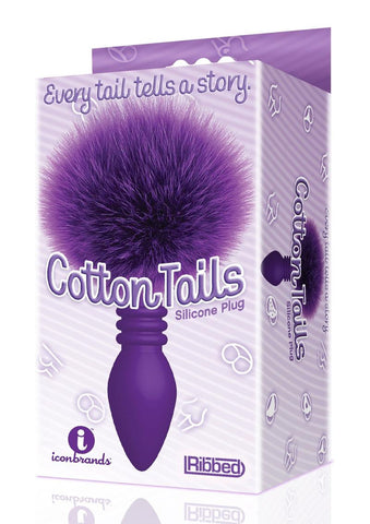 Plug anal Grande de silicona con forma de cola de conejo de The 9's - Cottontails
