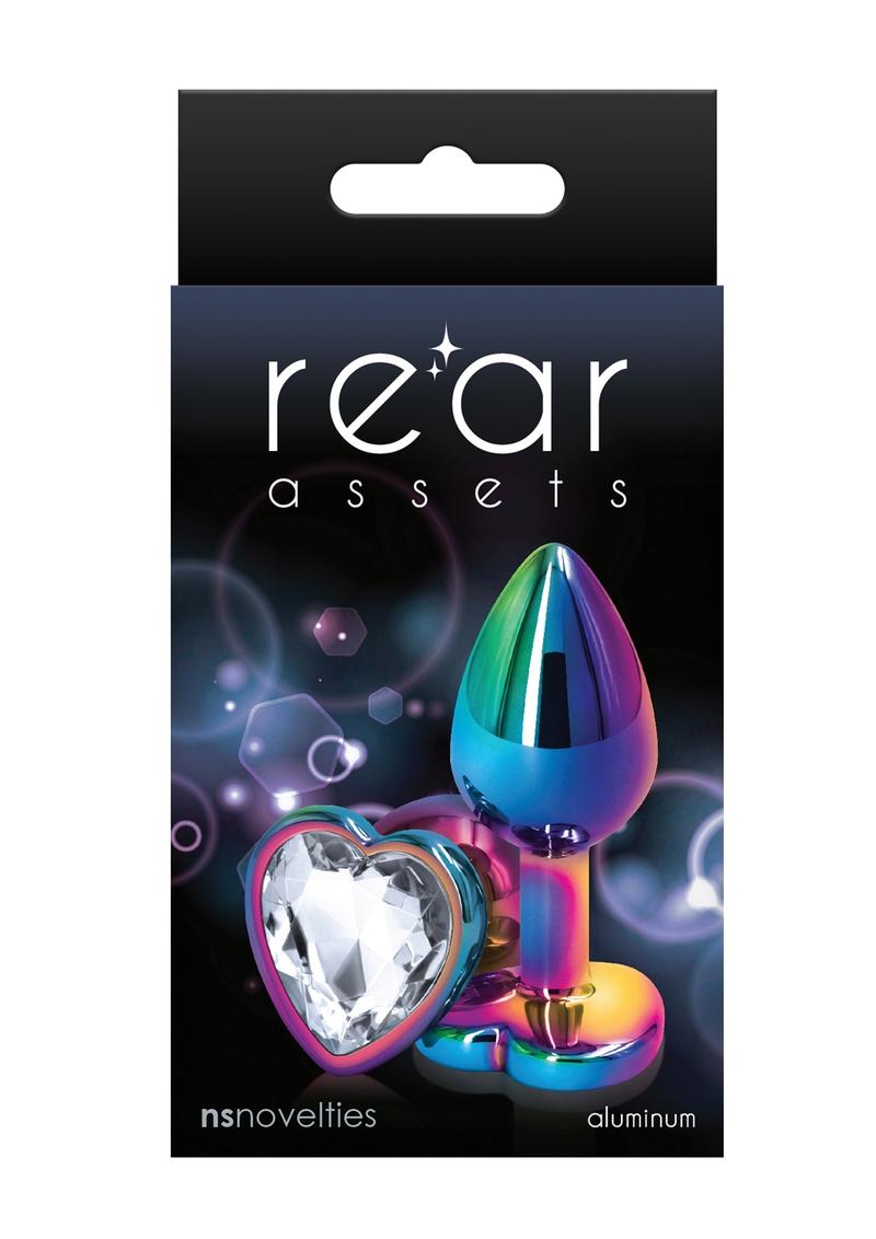 Rear Assets Multicolor Anal Plug Corazon Blanco