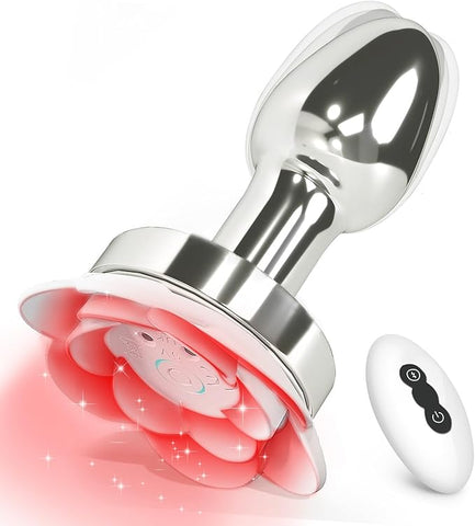 Plug anal con luz rosa