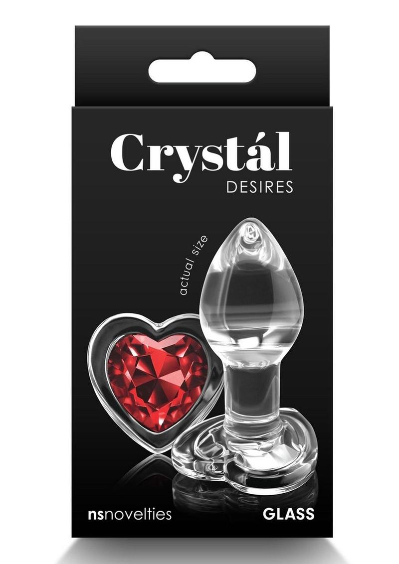 Crystal Desires Plug Anal de cristal - Corazon