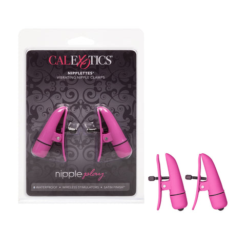 Pinzas vibratorias para pezones Nipplettes Nipple Play - Rosa
