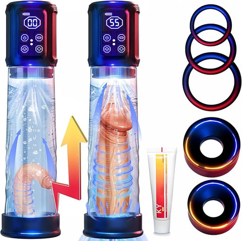 Bomba de pene - Juguetes sexuales Extensor de pene para hombres Erección