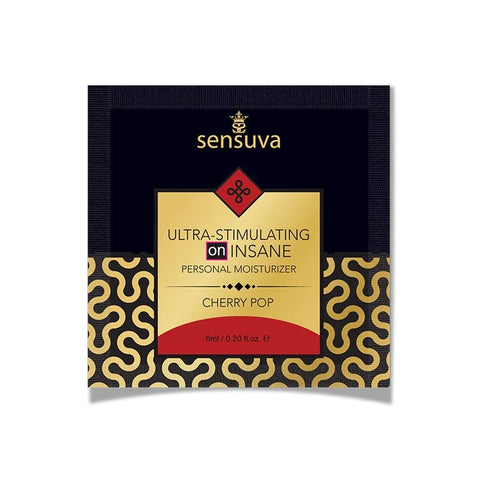 Sensuva Ultra Estimulante on Cherry Lubricante .2oz