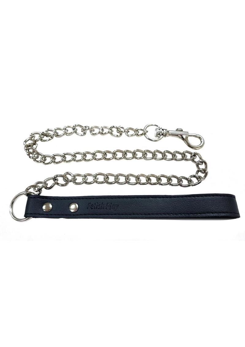 Fetish Play Cadena Para Collar - Negro