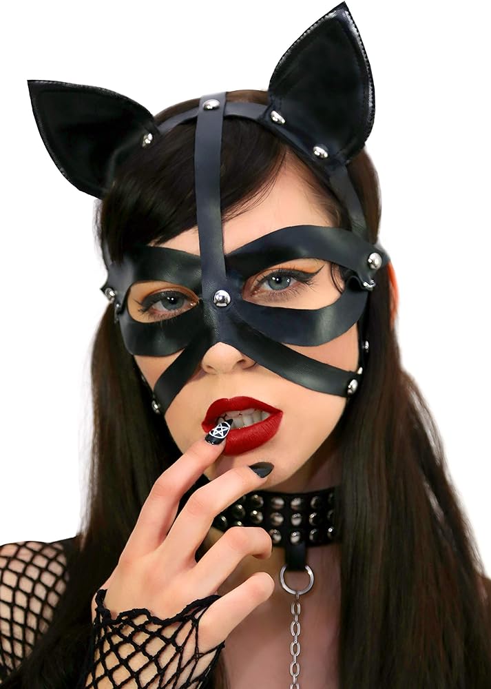 Mascara de Gato Estilo BDSM - Leg Avenue