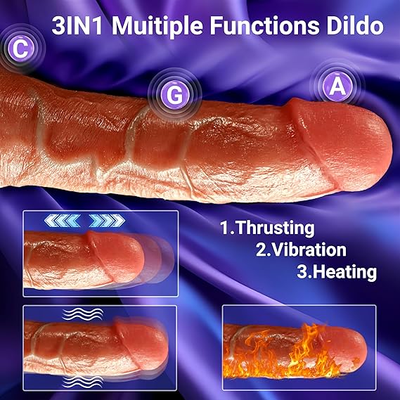 Vibradores femeninos con 10 vibraciones de empuje de 8"