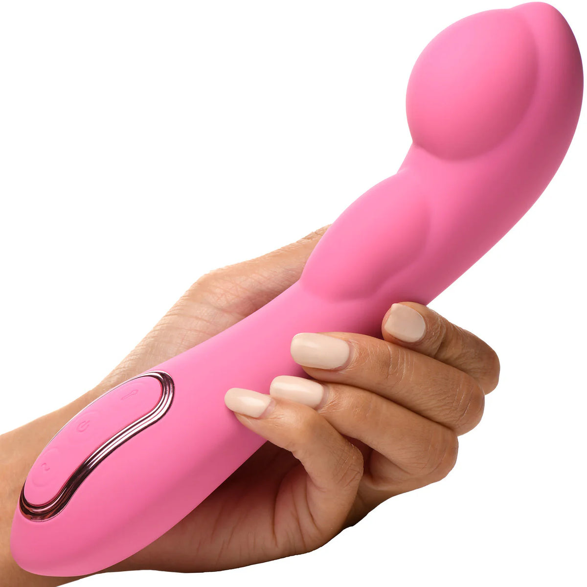 Inmi Extreme-G - Vibrador de silicona recargable para punto G inflable