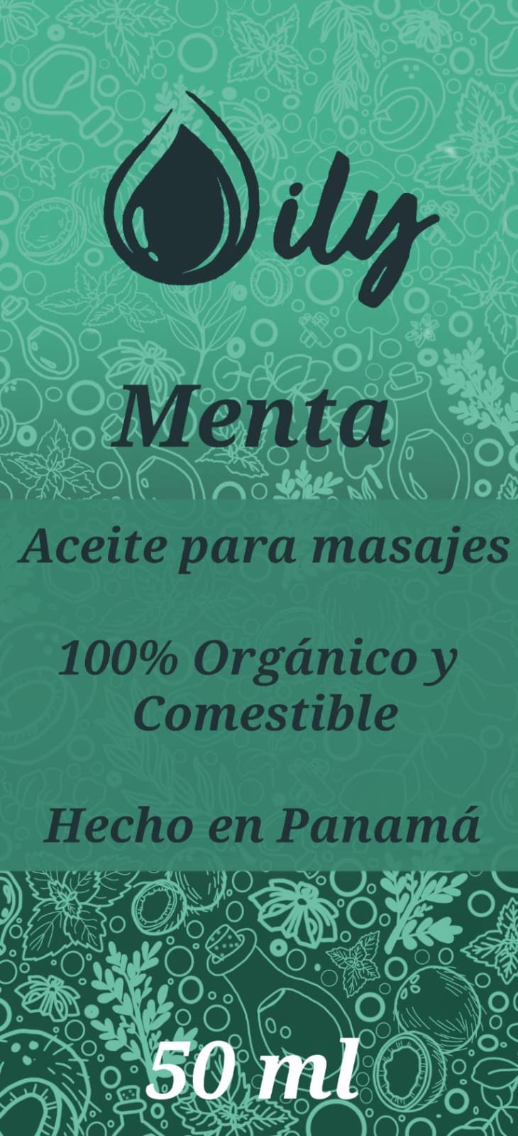 Aceite Orgánico para Masajes Oily - Comestible 50ml