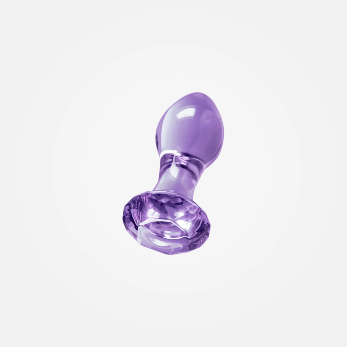 Plug Anal Medium de Cristal Morado