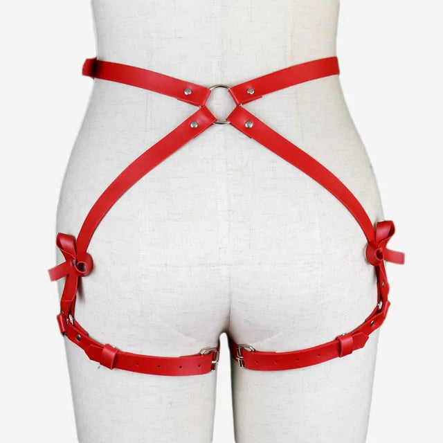 Sexy buttocks belt Arnes con lazos