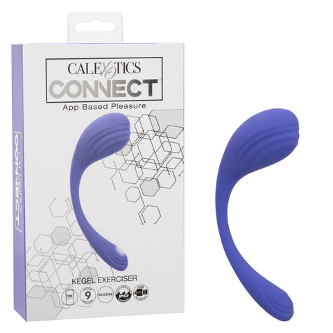 CalExotics Connect Egg - Estimulador Compatible con Aplicación de Silicona Recargable con Control Remoto