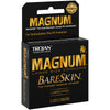 TROJAN MAGNUM BARE SKIN - 3 LUBRICATED LATEX CONDOMS