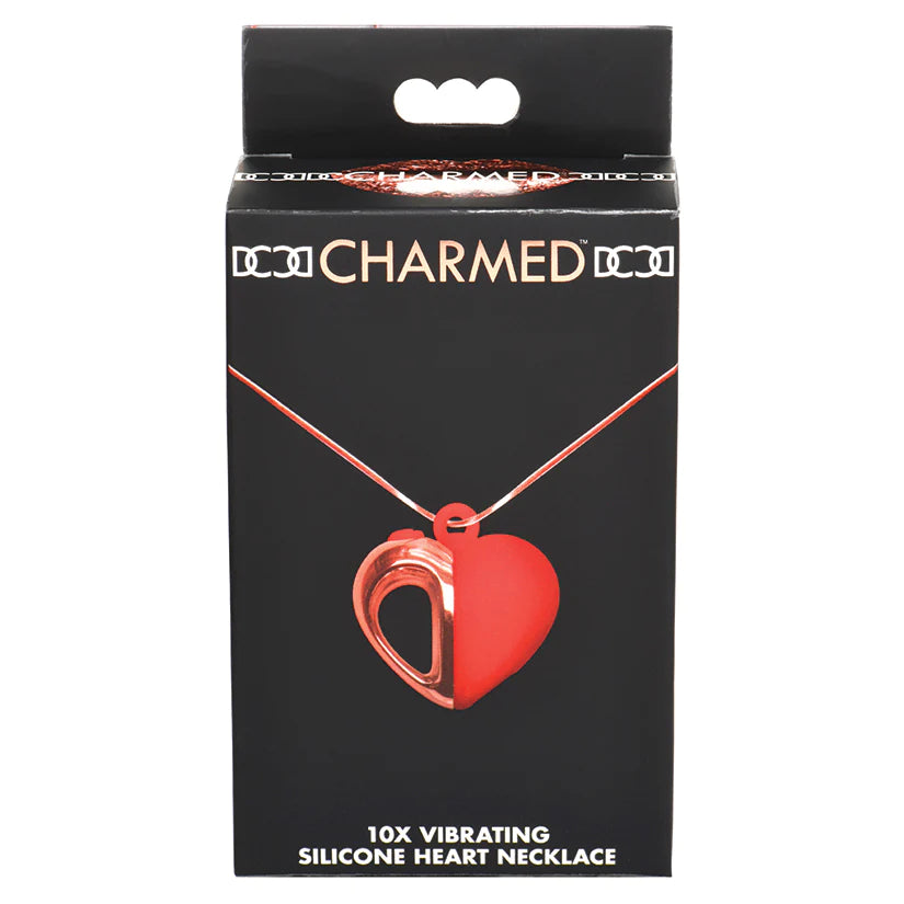 XR Brands Charmed 10X Collar de Corazón de Silicona