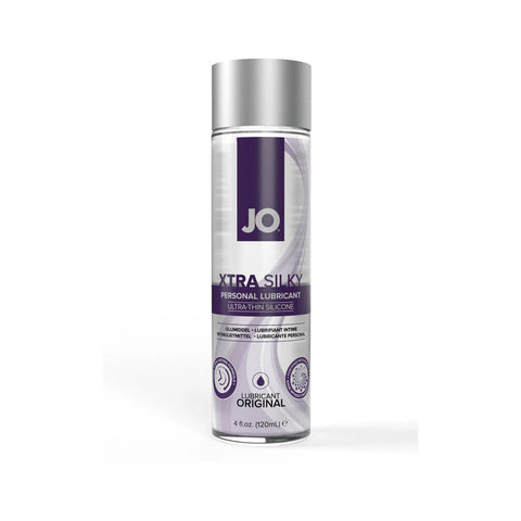 Lubricante de silicona ultra fino y sedoso JO Xtra de 2 oz