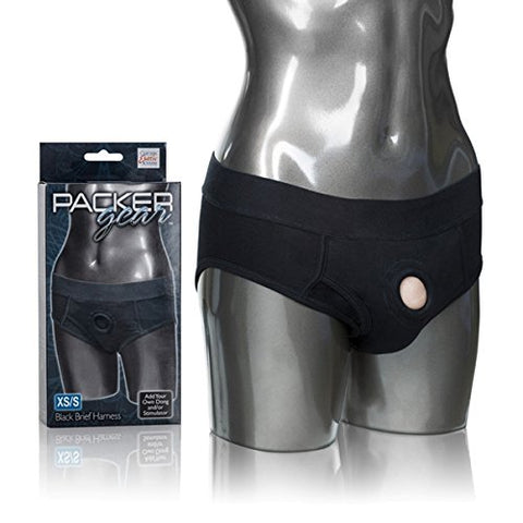 Packer Gear Brief Arnés - XS/S - Negro